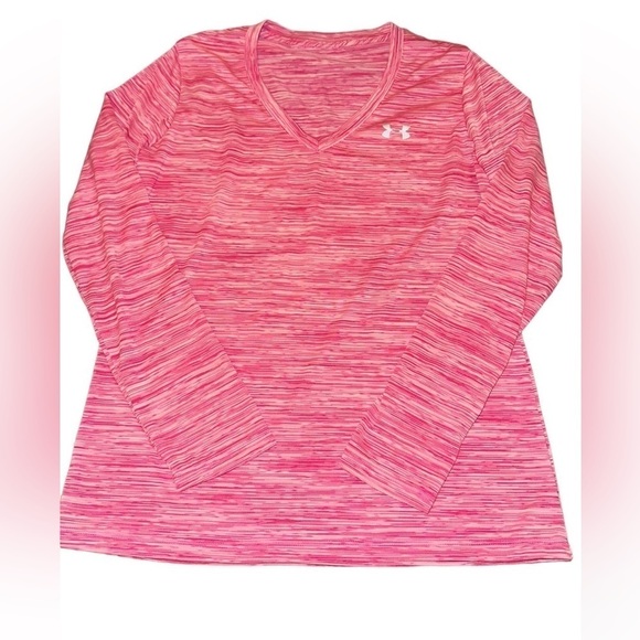 Under‎ Armour womens long sleeve v neck Pink - Picture 1 of 6